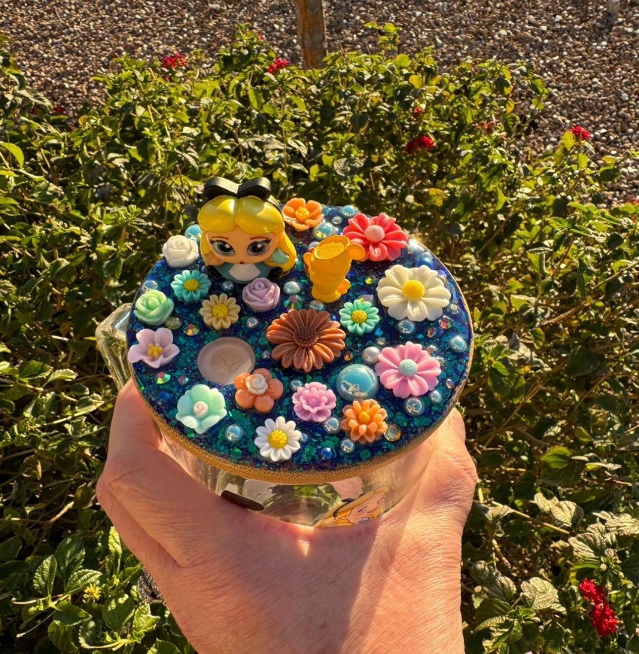 32 OZ GLASS CUP WITH HANDLE