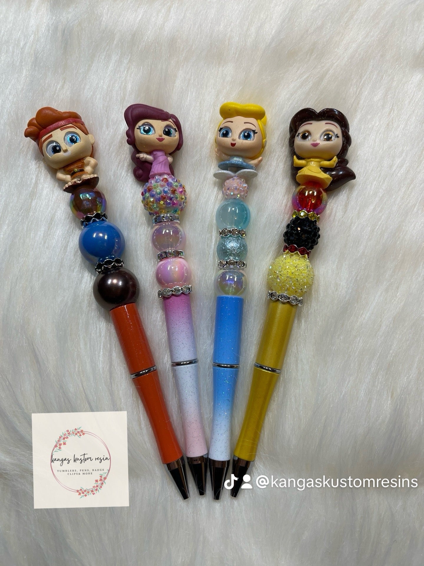 Beaded pens