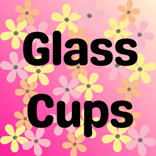 CUSTOM GLASS CUP